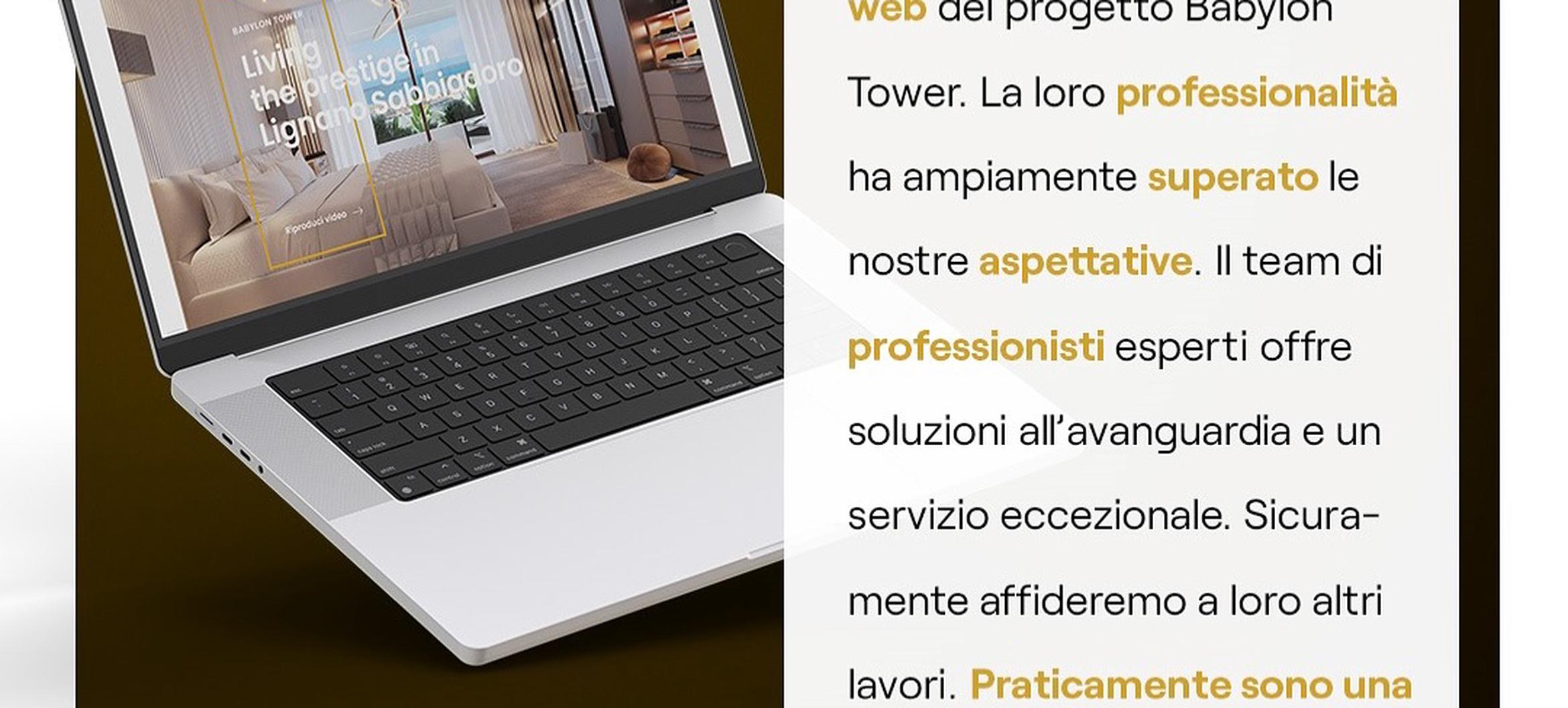 Sito web personalizzato e su misura