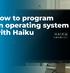 Imparare a programmare un sistema operativo con Haiku